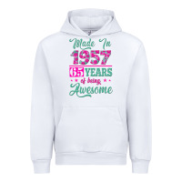 White made in 1957, 65 years of being awesome kopya Urban Hoodie - Jasminsmagicworld