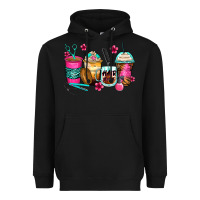 Black hairstylist coffee cups Heavyweight Hoodie - Zillion Design Studio