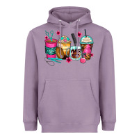 Lavender hairstylist coffee cups Heavyweight Hoodie - Zillion Design Studio