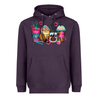Plum hairstylist coffee cups Heavyweight Hoodie - Zillion Design Studio