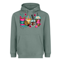 Sage hairstylist coffee cups Heavyweight Hoodie - Zillion Design Studio