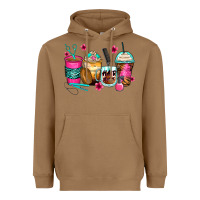 Toasted Coconut hairstylist coffee cups Heavyweight Hoodie - Zillion Design Studio