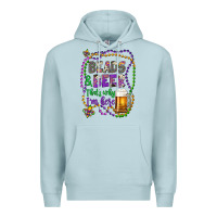 Blue Mist beads & beer that's why i'm here Premium Hoodie - Artiststas