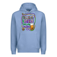Colony Blue beads & beer that's why i'm here Premium Hoodie - Artiststas