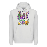 Dove Grey beads & beer that's why i'm here Premium Hoodie - Artiststas