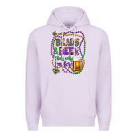 Lilac beads & beer that's why i'm here Premium Hoodie - Artiststas