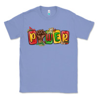 Colony Blue power juneteenth Classic Tee - MaliasSmallBusiness