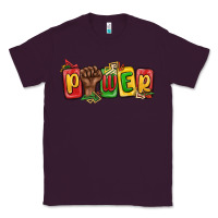 Plum power juneteenth Classic Tee - MaliasSmallBusiness