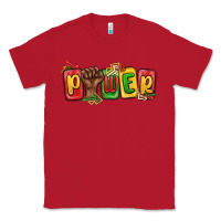 Red power juneteenth Classic Tee - MaliasSmallBusiness