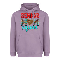 Lavender senior mom squad Heavyweight Hoodie - texasbilliewilder
