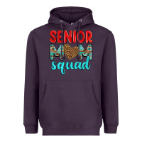 Plum senior mom squad Heavyweight Hoodie - texasbilliewilder