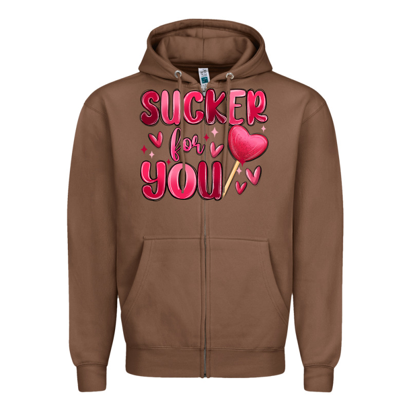 Sucker For You Zipper Hoodie by MaliasSmallBusiness | Teevron