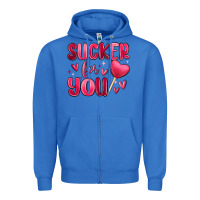 True Royal sucker for you Zipper Hoodie - MaliasSmallBusiness