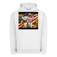 Pigment Lunar Rock Western 4th Of July Llama Background Urban Hoodie - LillyAllenDesigns