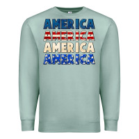 Seafoam America 4th of July Premium Sweatshirt - CowGirlArtShop
