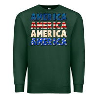 Sports Green America 4th of July Premium Sweatshirt - CowGirlArtShop