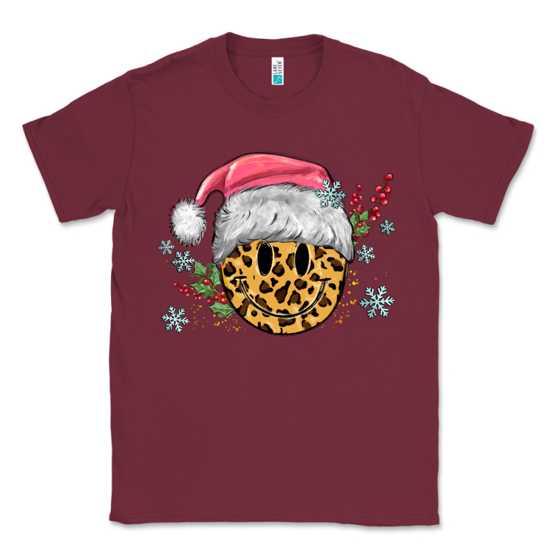 Leopard Smiley Face Classic Tee by MaliasSmallBusiness | Teevron