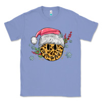 Colony Blue leopard smiley face Classic Tee - MaliasSmallBusiness