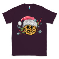 Plum leopard smiley face Classic Tee - MaliasSmallBusiness