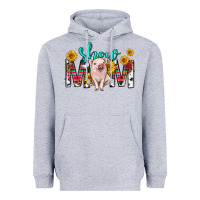 Heather Grey show mom mothers day Heavyweight Hoodie - texasbilliewilder