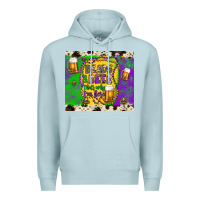 Blue Mist beads & beer that's why i'm here Premium Hoodie - Artiststas