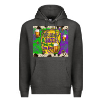 Charcoal Heather beads & beer that's why i'm here Premium Hoodie - Artiststas