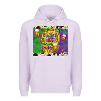 Lilac beads & beer that's why i'm here Premium Hoodie - Artiststas