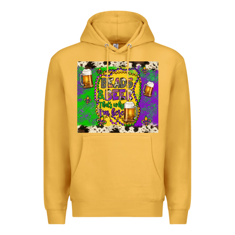 Beads & Beer That's Why I'm Here Premium Hoodie by Artiststas | Teevron
