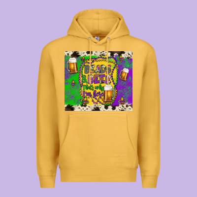 Beads & Beer That's Why I'm Here Premium Hoodie Designed By Artiststas