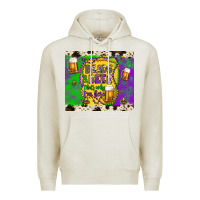 Oatmeal Heather beads & beer that's why i'm here Premium Hoodie - Artiststas