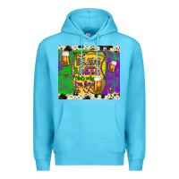 Ocean Blue beads & beer that's why i'm here Premium Hoodie - Artiststas