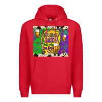 Red beads & beer that's why i'm here Premium Hoodie - Artiststas