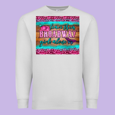 Leave Them Broadway Girls Alone Tumbler Premium Sweatshirt Designed By Hra Design Shop