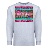 Heather Grey leave them broadway girls alone tumbler Premium Sweatshirt - HRA Design Shop