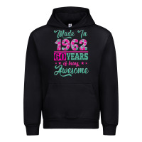 Black made in 1962, 60 years of being awesome Urban Hoodie - Jasminsmagicworld