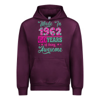 Mauve Wine made in 1962, 60 years of being awesome Urban Hoodie - Jasminsmagicworld