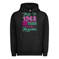 Pigment Black made in 1962, 60 years of being awesome Urban Hoodie - Jasminsmagicworld