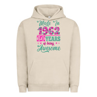 Made In 1962, 60 Years Of Being Awesome Urban Hoodie | Teevron