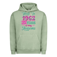 Pigment Oil Green made in 1962, 60 years of being awesome Urban Hoodie - Jasminsmagicworld