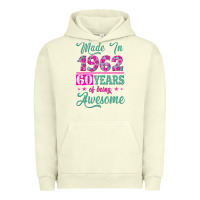 Pigment Pistachio made in 1962, 60 years of being awesome Urban Hoodie - Jasminsmagicworld