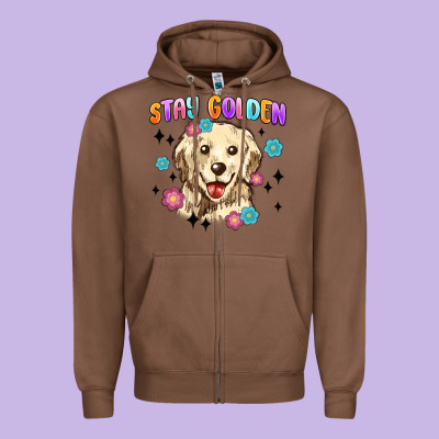 Zipper Hoodie stay golden