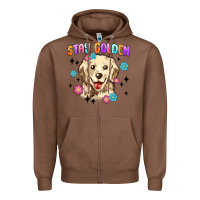 Chestnut stay golden Zipper Hoodie - MaliasSmallBusiness
