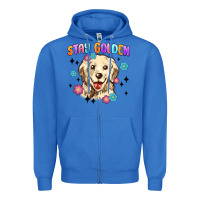 True Royal stay golden Zipper Hoodie - MaliasSmallBusiness