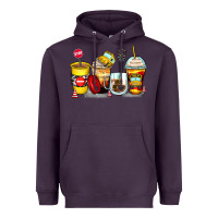 Plum bus driver coffee cups Heavyweight Hoodie - Zillion Design Studio