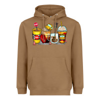 Toasted Coconut bus driver coffee cups Heavyweight Hoodie - Zillion Design Studio