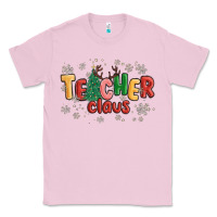 Bubblegum Pink teacher claus Classic Tee - MaliasSmallBusiness