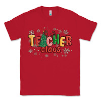 Red teacher claus Classic Tee - MaliasSmallBusiness