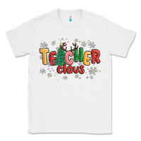 White teacher claus Classic Tee - MaliasSmallBusiness
