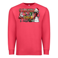 Cardinal I Believe In Santa And Coffee Premium Sweatshirt - CowhideDigitalArt