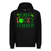 Black one lucky teacher Premium Hoodie - Artiststas